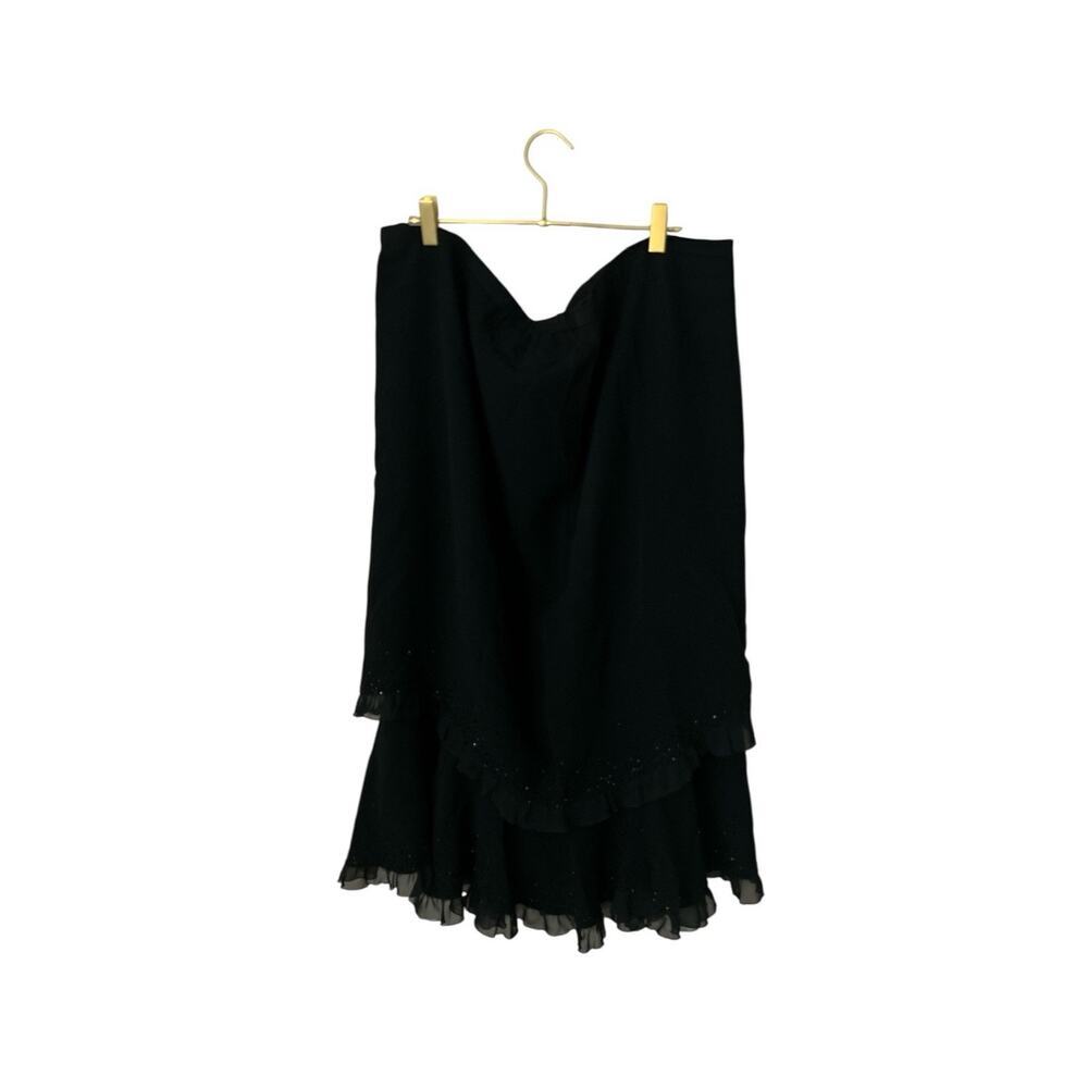Lafayette 148‎ New York Skirt Black Size 18